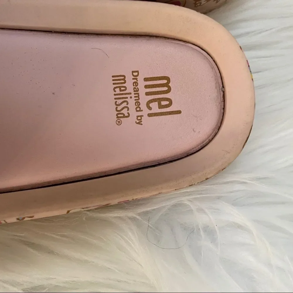 Mel dreamed By Melissa beach slides pink cat 2.5